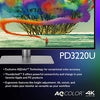 BenQ PD3220U 32 inch 4K UHD IPS Monitor | HDR | AQCOLOR for Color Accuracy | Custom Modes | eye-care Tech | Thunderbolt 3