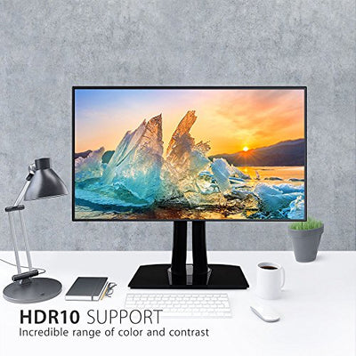 ViewSonic VP3268-4K PRO 32&quot; 4K Monitor with 100% sRGB Rec 709 HDR10 14-bit 3D LUT Color Calibration for Photography and Graphic Design